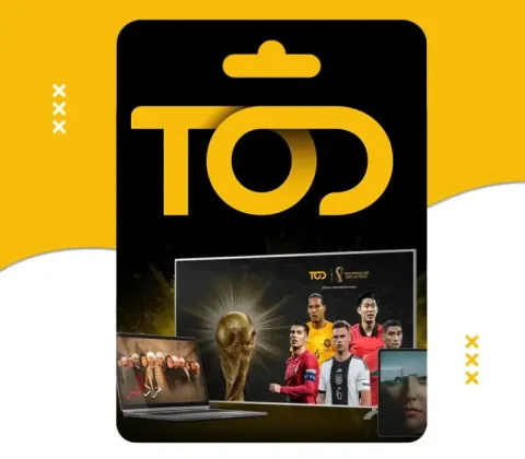 حساب TOD tv 4K subscription